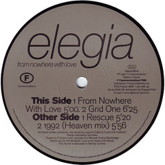 Elegia : From Nowhere With Love (12")