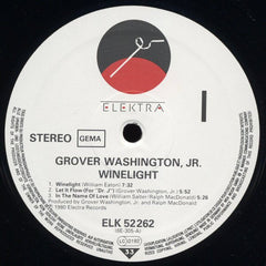 Grover Washington, Jr. : Winelight (LP, Album, RE, Whi)