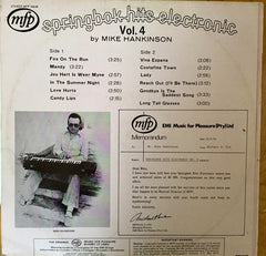 Mike Hankinson : Springbok Hits Electronic Vol. 4 (LP, Album)