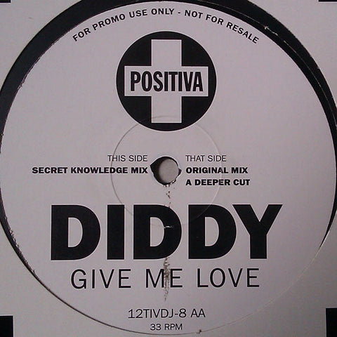 Diddy : Give Me Love (12", Promo)