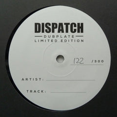 Beta 2  &  Zero Tolerance : Dispatch Dubplate 13 (12", Ltd, Num)