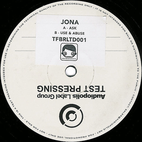 Jona : Ask / Use & Abuse (12", TP)