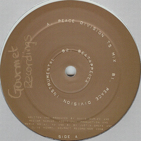 Mazi Namvar And David Duriez : This Is Not A Follow-Up (Peace Division Remixes) (12", Whi)