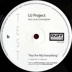UJ Project Feat. Lucie Cunningham : You Are My Everything (12", TP)
