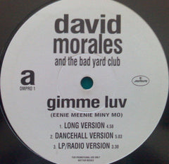 David Morales & The Bad Yard Club : Gimme Luv (Eenie Meenie Miny Mo) (12", Promo)