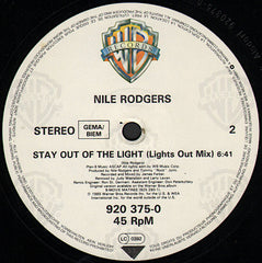 Nile Rodgers : State Your Mind / Stay Out Of The Light (12", Maxi)