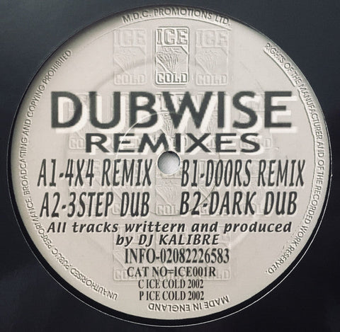 Kalibre : Dubwise (Remixes) (12")