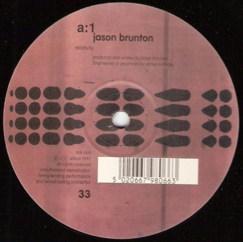 Jason Brunton : Relativity / Divisions (12")