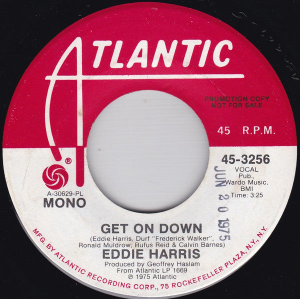 Eddie Harris : Get On Down  (7", Single, Mono, Promo, PL )