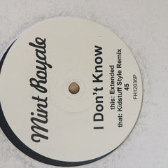 Mint Royale : I Don't Know (12", Promo)