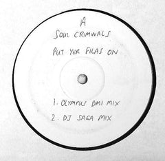 Soul Criminals : Put Yer Filas On (12", Promo, W/Lbl)