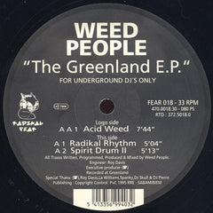 Weed People : The Greenland E.P. (12", EP)