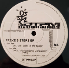Freke Sisters : Freke Sisters EP (12", EP, Promo)