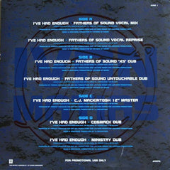 Ivan Matias : I've Had Enough (The House Mixes) (2x12", Promo)