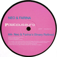 Neo & Farina : Someone / Neo & Farina's Binary Refined (12")