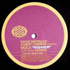 David Morales & Albert Cabrera Presents Moca Featuring Deanna : Higher (2x12")
