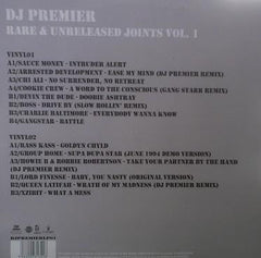 DJ Premier : Rare & Unreleased Joints Vol. 1 (2xLP, Comp, Unofficial)