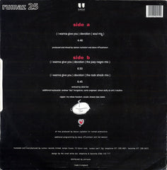 Nomad : (I Wanna Give You) Devotion (The Remixes) (12")