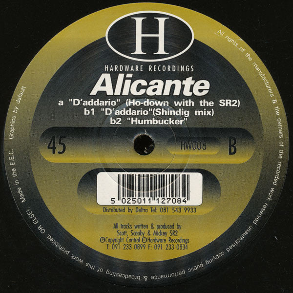 Alicante : D'addario (12")