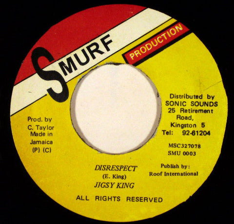 Jigsy King : Disrespect (7", Single)
