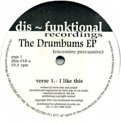 Steve Mac & Yousef : The Drumbums EP (12", EP)