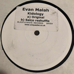 Evan Malah : Kidology (12", Promo, W/Lbl)