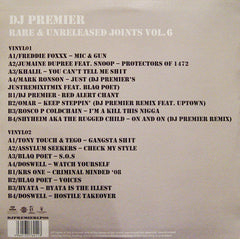 DJ Premier : Rare & Unreleased Joints Vol. 6 (2xLP, Comp, Unofficial)