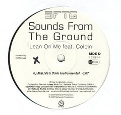 Sounds From The Ground : Lean On Me (2x12", Promo)