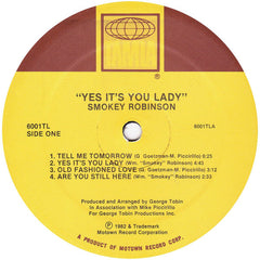 Smokey Robinson : Yes It's You Lady (LP, Album)