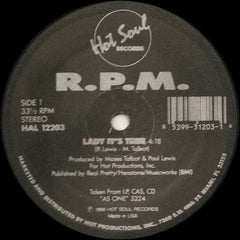 RPM (4) : Lady It's Time (12")