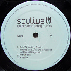 Soulive : Doin Something (Remix) (12")