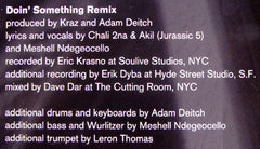 Soulive : Doin Something (Remix) (12")