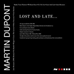Martin Dupont : Lost And Late... (LP, Comp, Ltd)