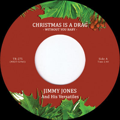Jimmy Jones & His Versatiles / The Individuals (11) : Christmas Is A Drag / Holiday For Drums (7", Ltd)