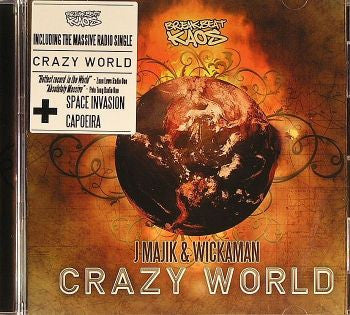J Majik & Wickaman : Crazy World (CD, Album)