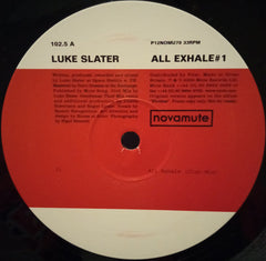 Luke Slater : All Exhale (2x12", Ltd, Promo)