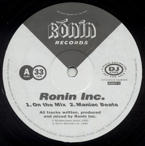 Ronin Inc. : On The Mix / Ronin Step (12", Promo)