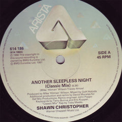 Shawn Christopher : Another Sleepless Night (12")