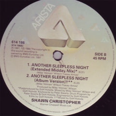 Shawn Christopher : Another Sleepless Night (12")