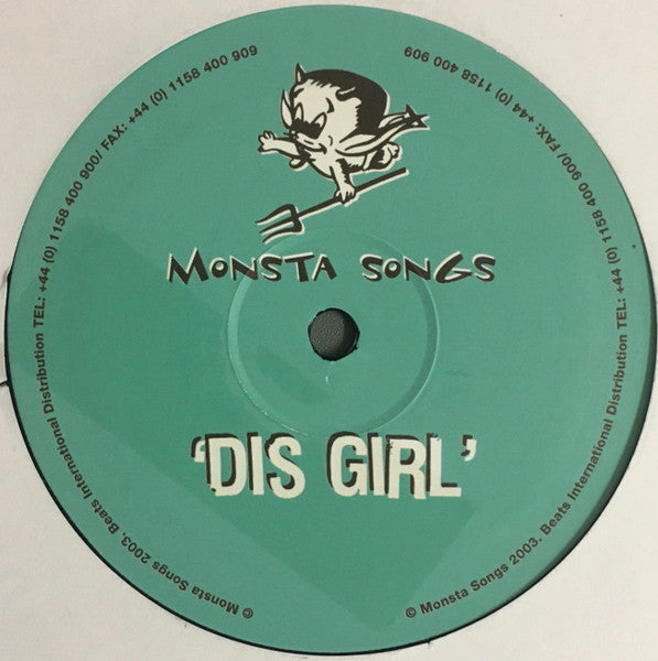 Shade One : Dis Girl (12", Single)