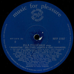 Ella Fitzgerald : Ella Fitzgerald Sings Rodgers & Hart (LP, Album, Mono, RE)
