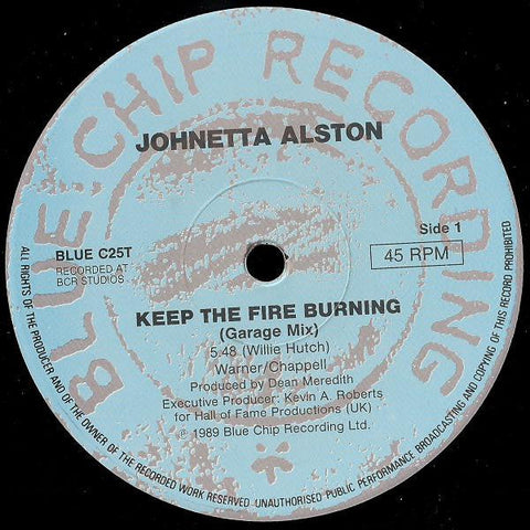 Johnetta Alston : Keep The Fire Burning (12")