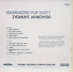 Zygmunt Jankowski : Hammond Pop Party (LP, Album)