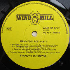 Zygmunt Jankowski : Hammond Pop Party (LP, Album)