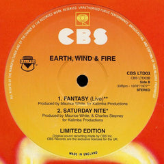 Earth, Wind & Fire : Sunshine / Getaway / Fantasy (Live) / Saturday Nite (12", Ltd)