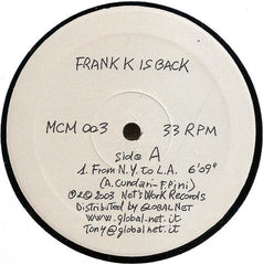 Frank K : Frank K Is Back (12")