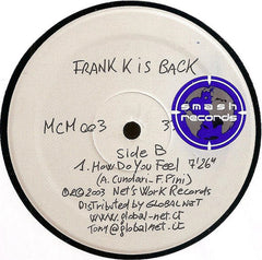 Frank K : Frank K Is Back (12")