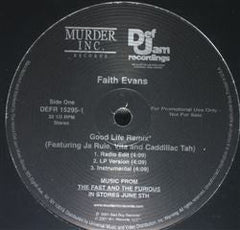 Faith Evans / Ja Rule : Good Life (Remix) / Furious (12", Promo)