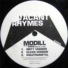 Modill : Vacant Rhymes / Nightly (12")