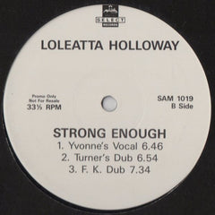 Loleatta Holloway : Strong Enough (12", Single, Promo)